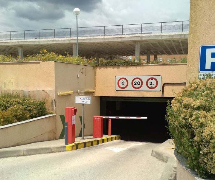 Underground parking area “La Estación” in Colmenar Viejo